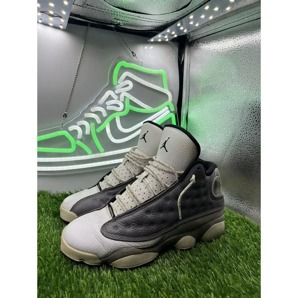 Nike Jordan 13‎ Retro Atmosphere Grey Shoes Sneakers 884129-016 Size 5Y W 6.5